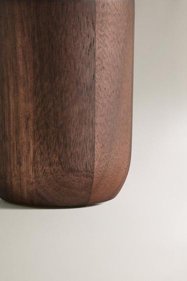 WOODEN TOOTHBRUSH HOLDER - Light beige by Zara - Image 3