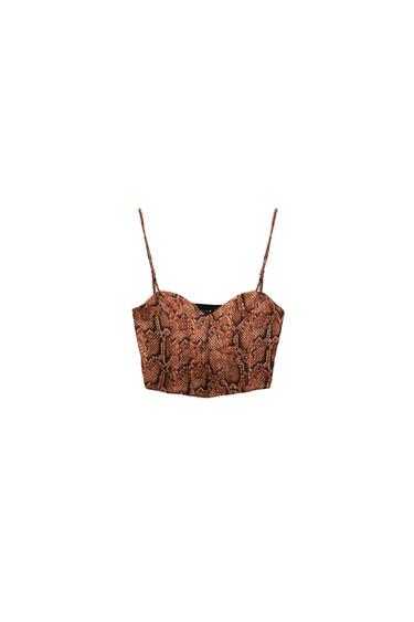 PRINTED CROP TOP