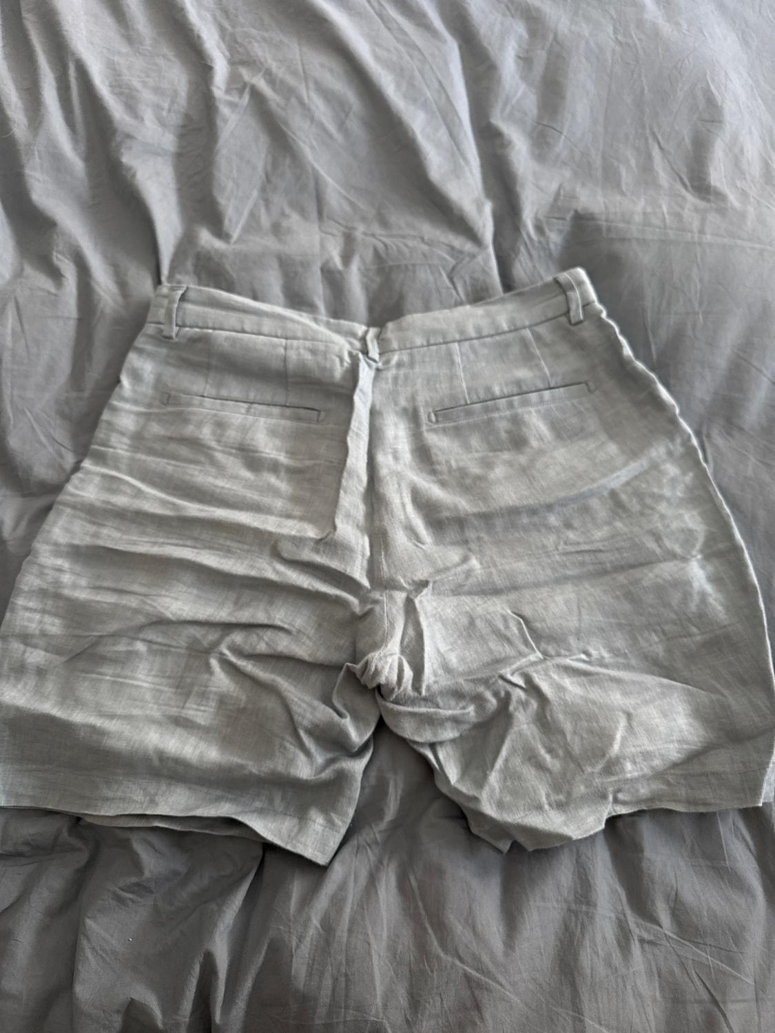 100% LINEN BERMUDA SHORTS - Image 3