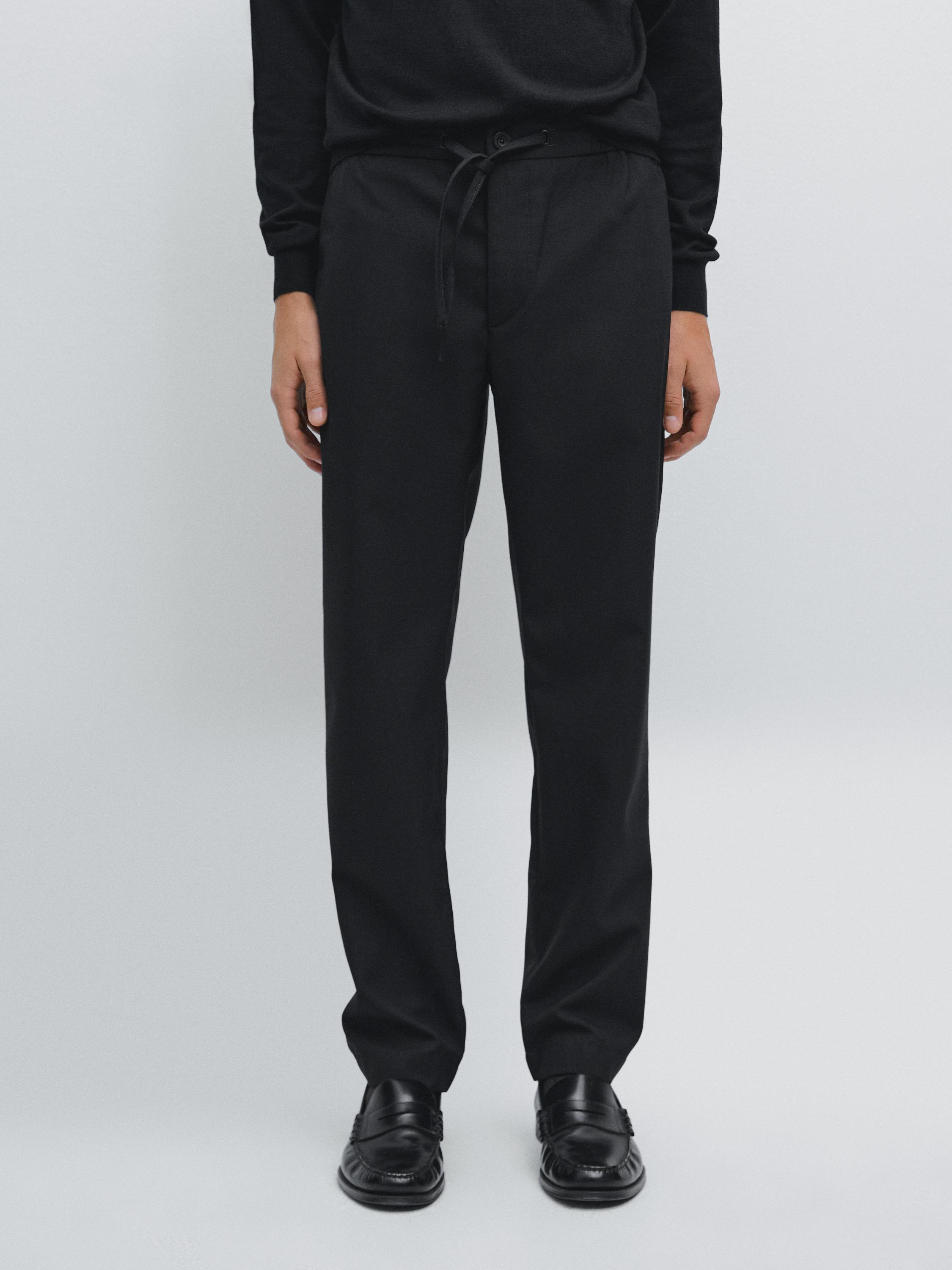 100% cotton jogger fit trousers