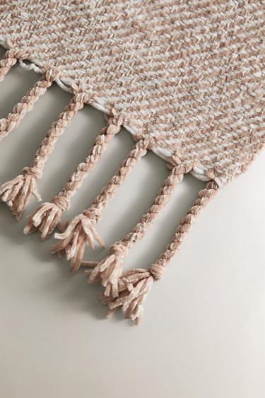 FRINGED THROW - Pink by Zara - Image 1
