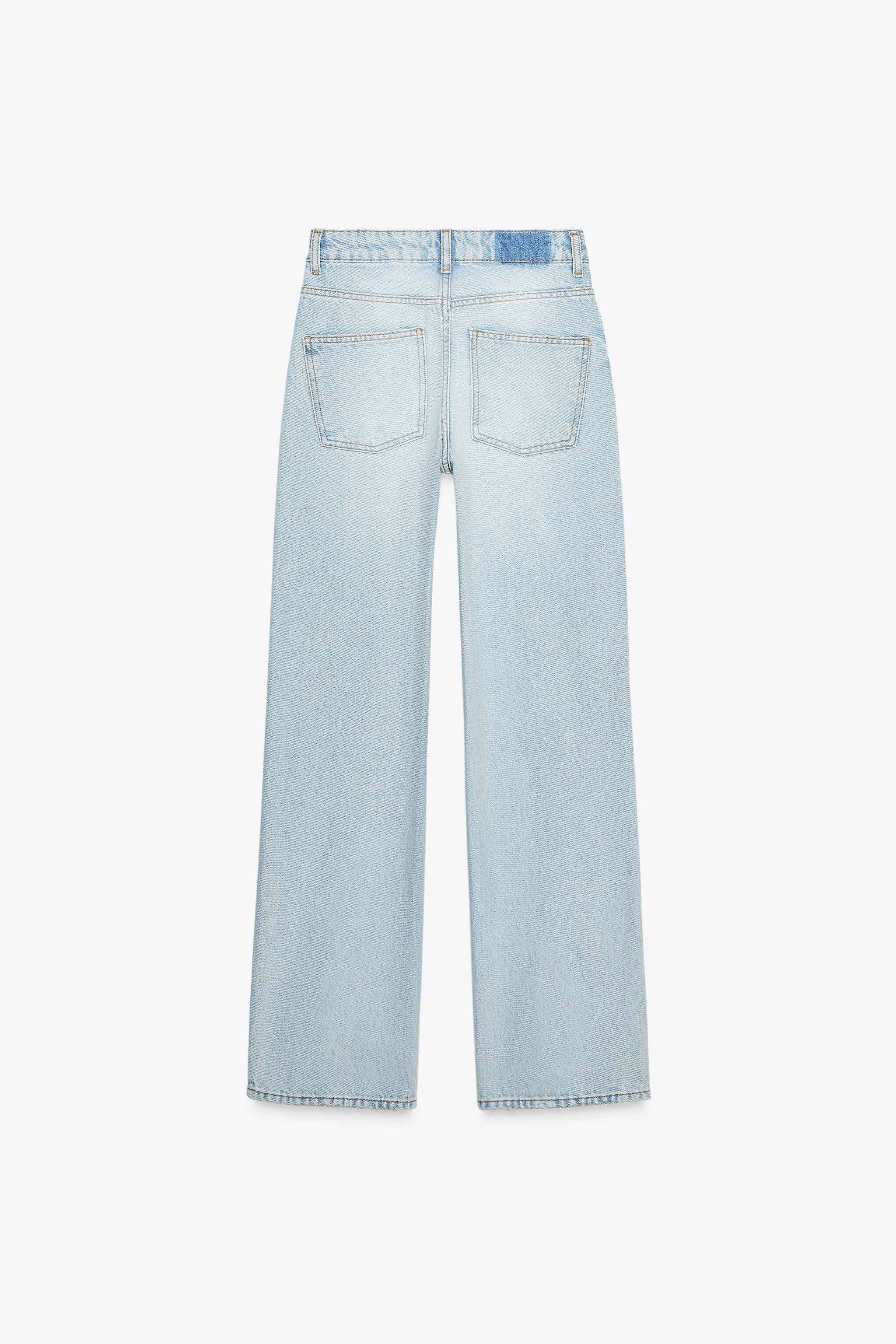 JEANS Z1975 STRAIGHT HIGH WAIST LONG LENGTH - Light blue