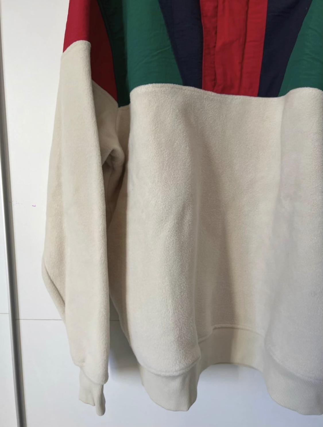 COLOUR BLOCK FLEECE SWEATSHIRT - Image 2