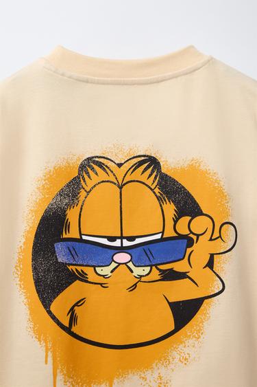 GARFIELD © PAWS INC PRINTED T-SHIRT - Tangerine by Zara - Image 2