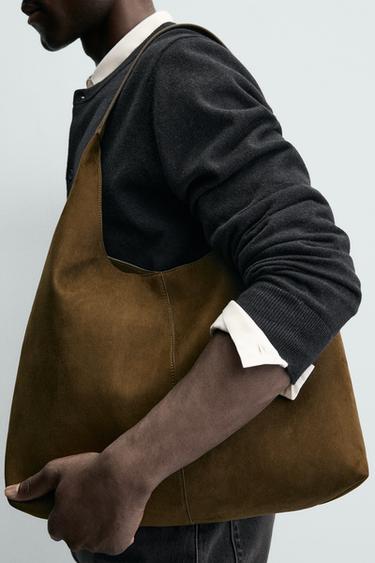 PLAIN TOTE BAG - Khaki Green by Zara - Image 0