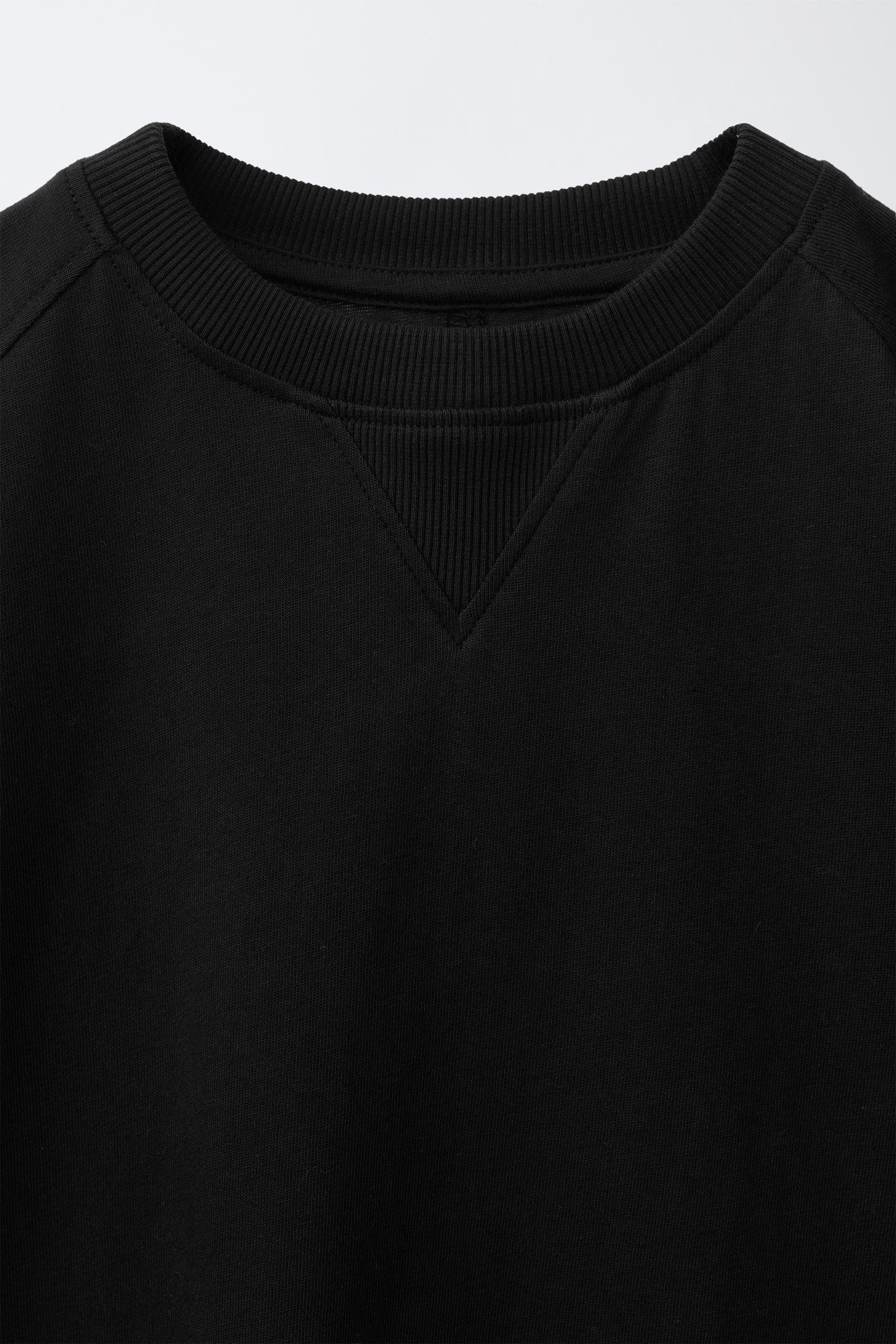 Детский комплект Zara T-SHIRT and Shorts Set, цвет: Чёрный — фото 6