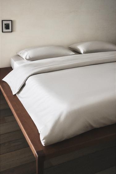 FUNDA DUVET SATÍN (300 HILOS) - Gris perla de Zara