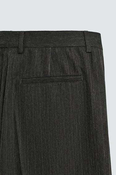 LIMITED EDITION FLARED FIT TROUSERS - Greenish by Zara - Image 8