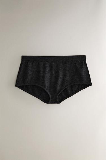 SHORT VAN WOL EN ZIJDE - Grijs van Zara - Afbeelding 0