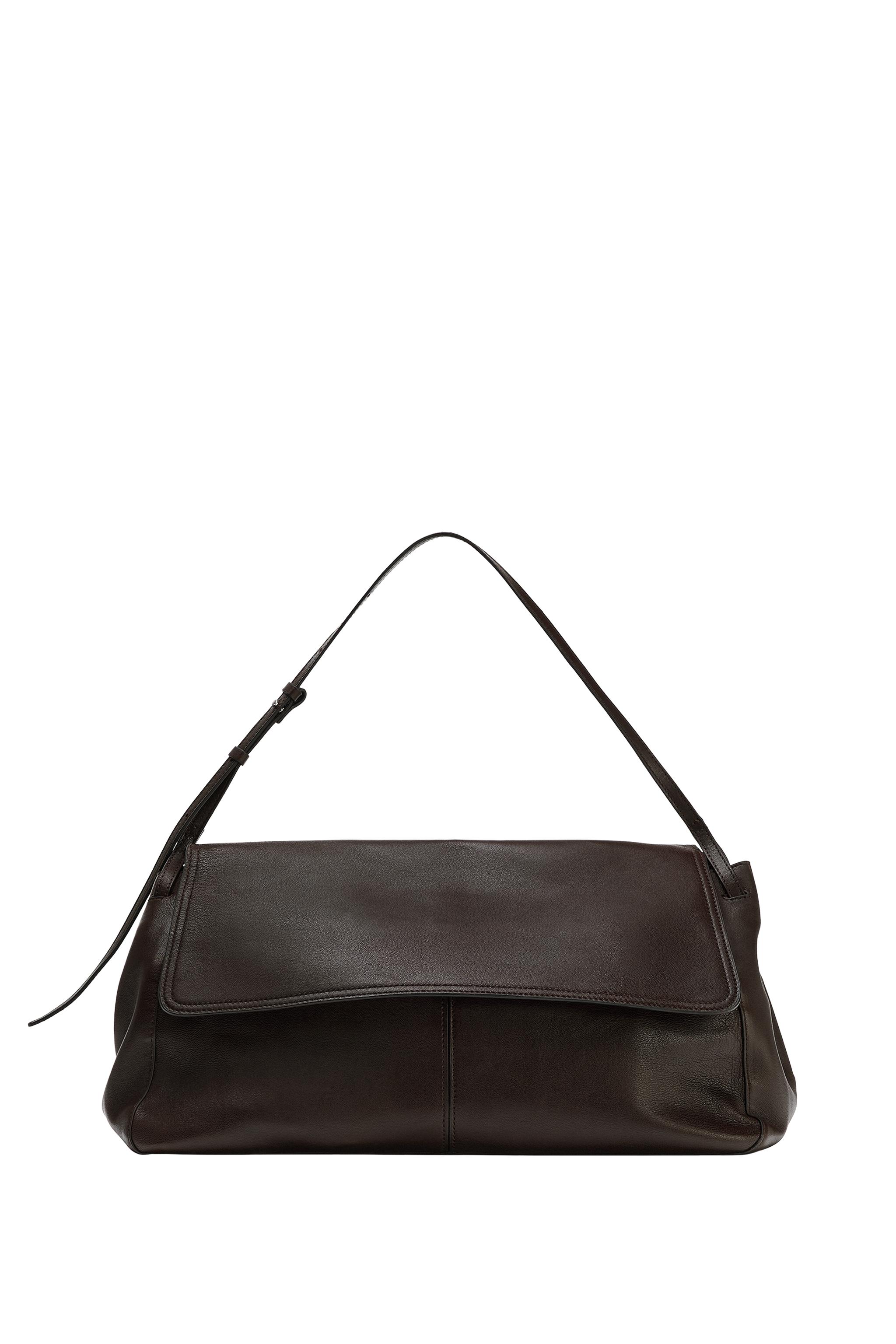 BOLSO DE HOMBRO PIEL SOLAPA