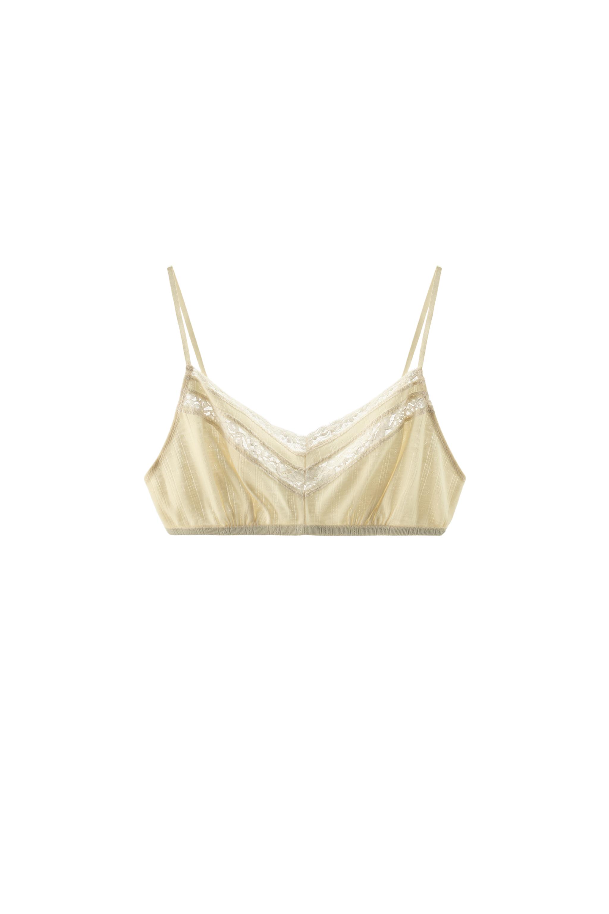 POINTELLE LACE BRALETTE