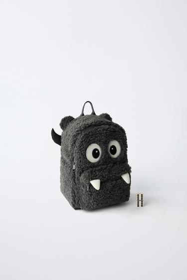 Zara MONSTER BACKPACK - Gray