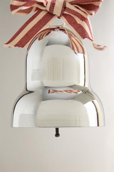 SILVER BELL CHRISTMAS TREE DECORATION - P by Zara - Image 3