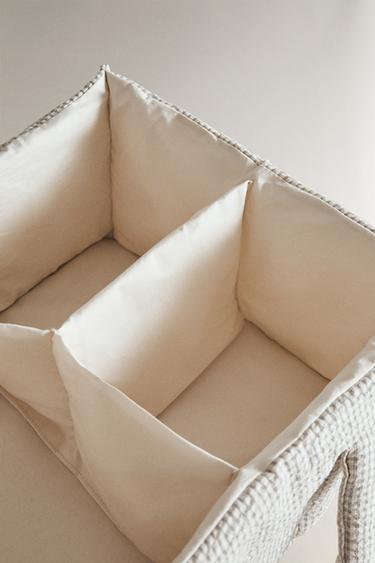 ORGANISATEUR DE BUREAU ENFANT CARREAUX VICHY - Gris de Zara - Image 3