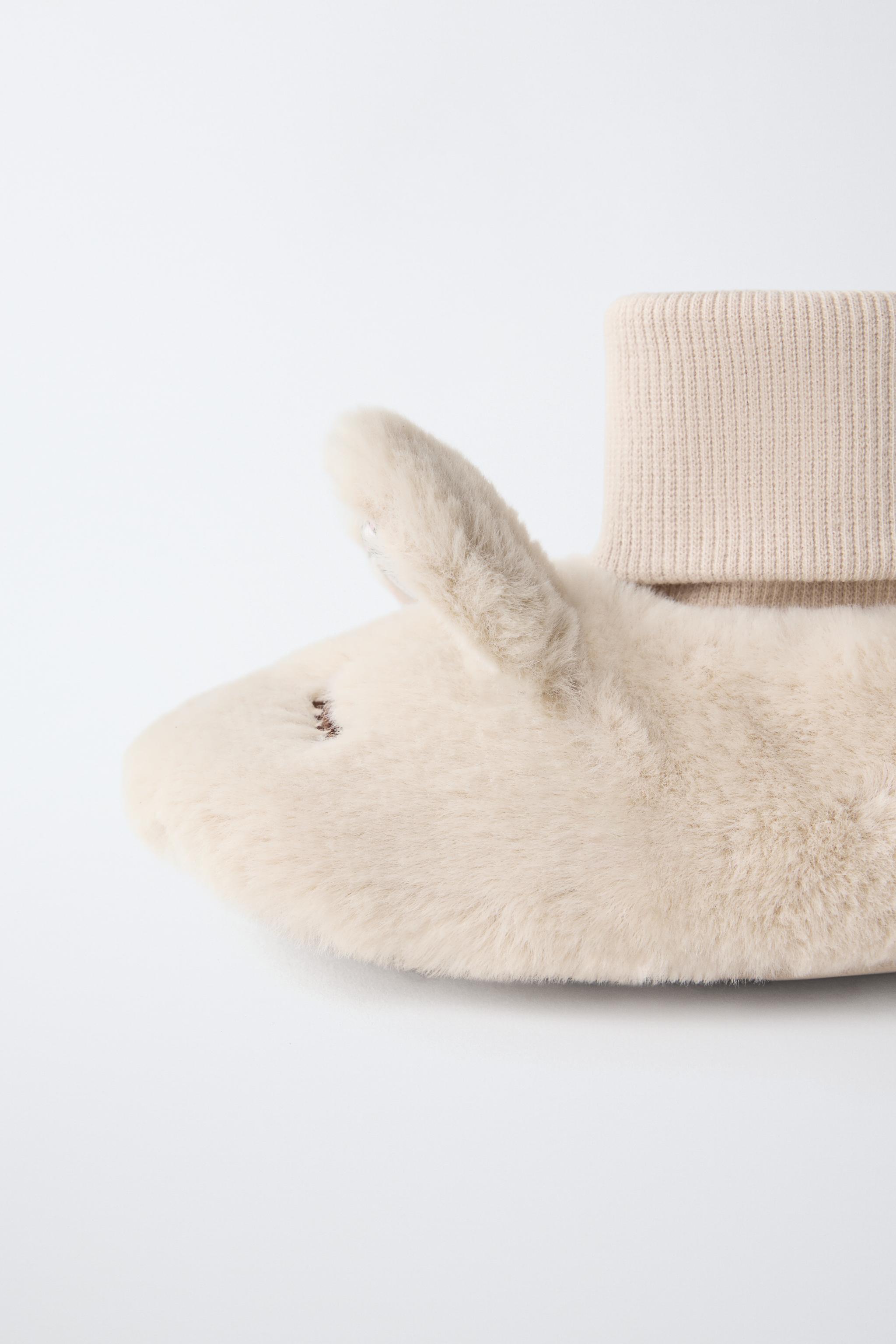 Детские тапочки Zara BUNNY SLIPPERS — фото 6