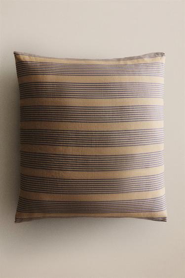 STRIPED SEAT CUSHION — Blue 1