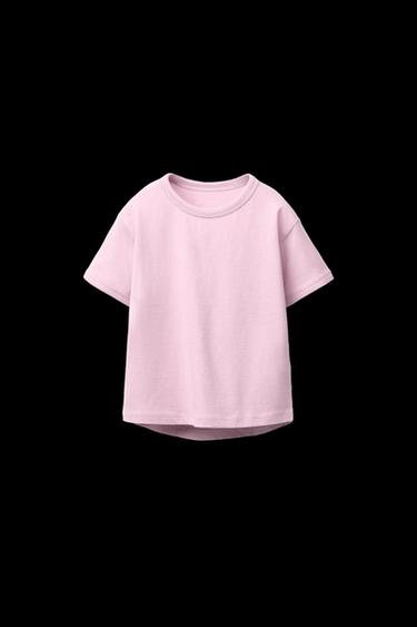 EINFARBIGES T-SHIRT - Rosa von Zara - Bild 0