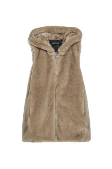 FAUX FUR VEST