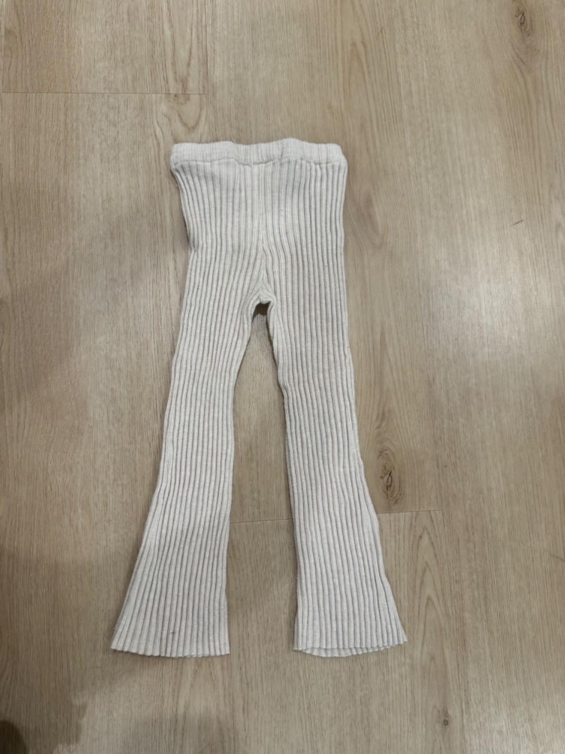 RIBBED KNIT FLARE LEGGING - Image 2