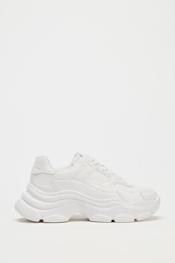 Botines Blancos Zara Zapatos Blancos Mujer Zapatillas Blancas