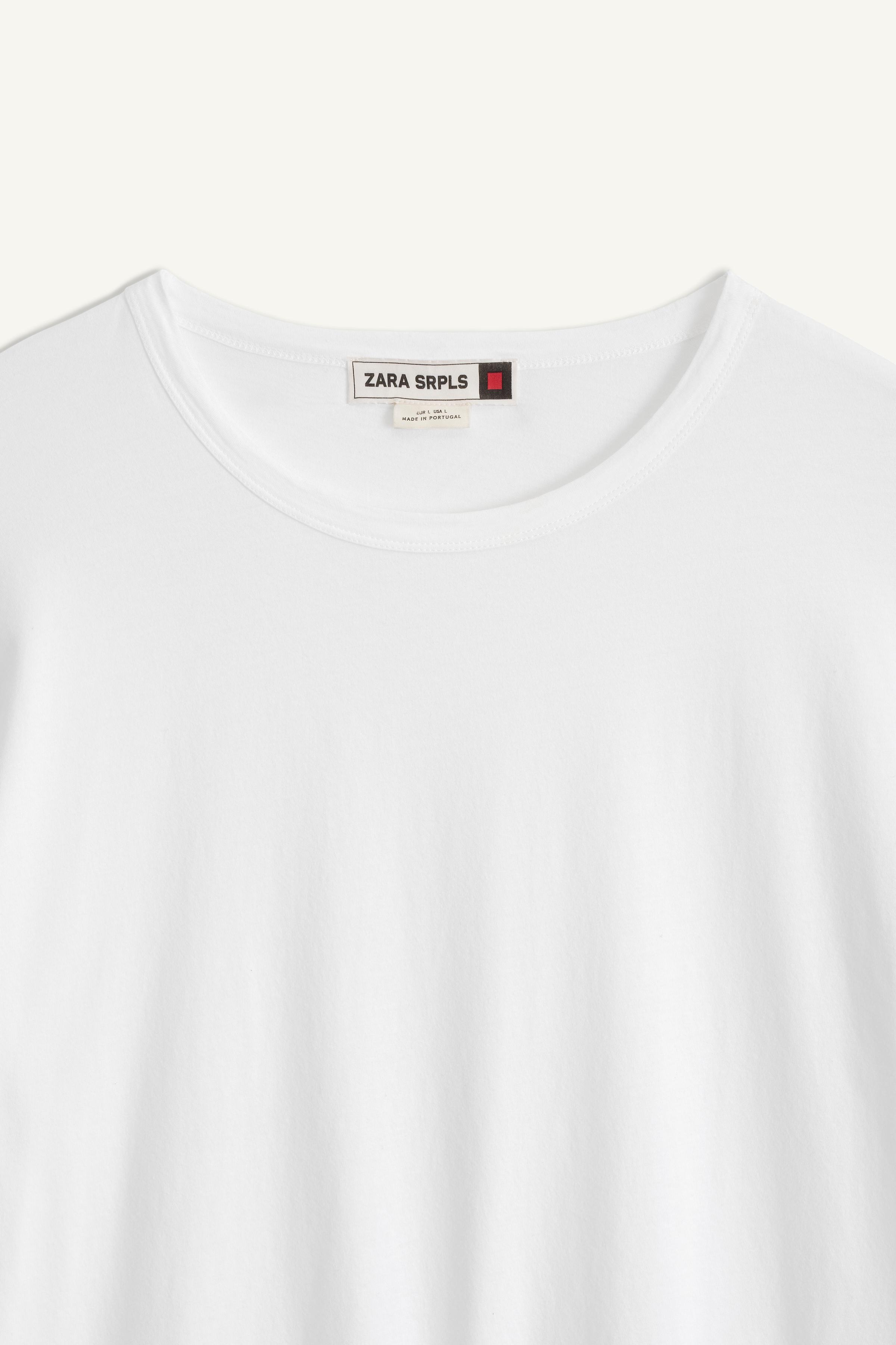 【ZARA】LGHT TSHRT 14 リラックスフィットTシャツ 6085/906/250 LGHT TSHRT 14 - White | ZARA United States