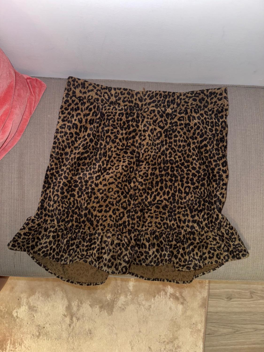 CORDUROY ANIMAL PRINT SKIRT - Image 3