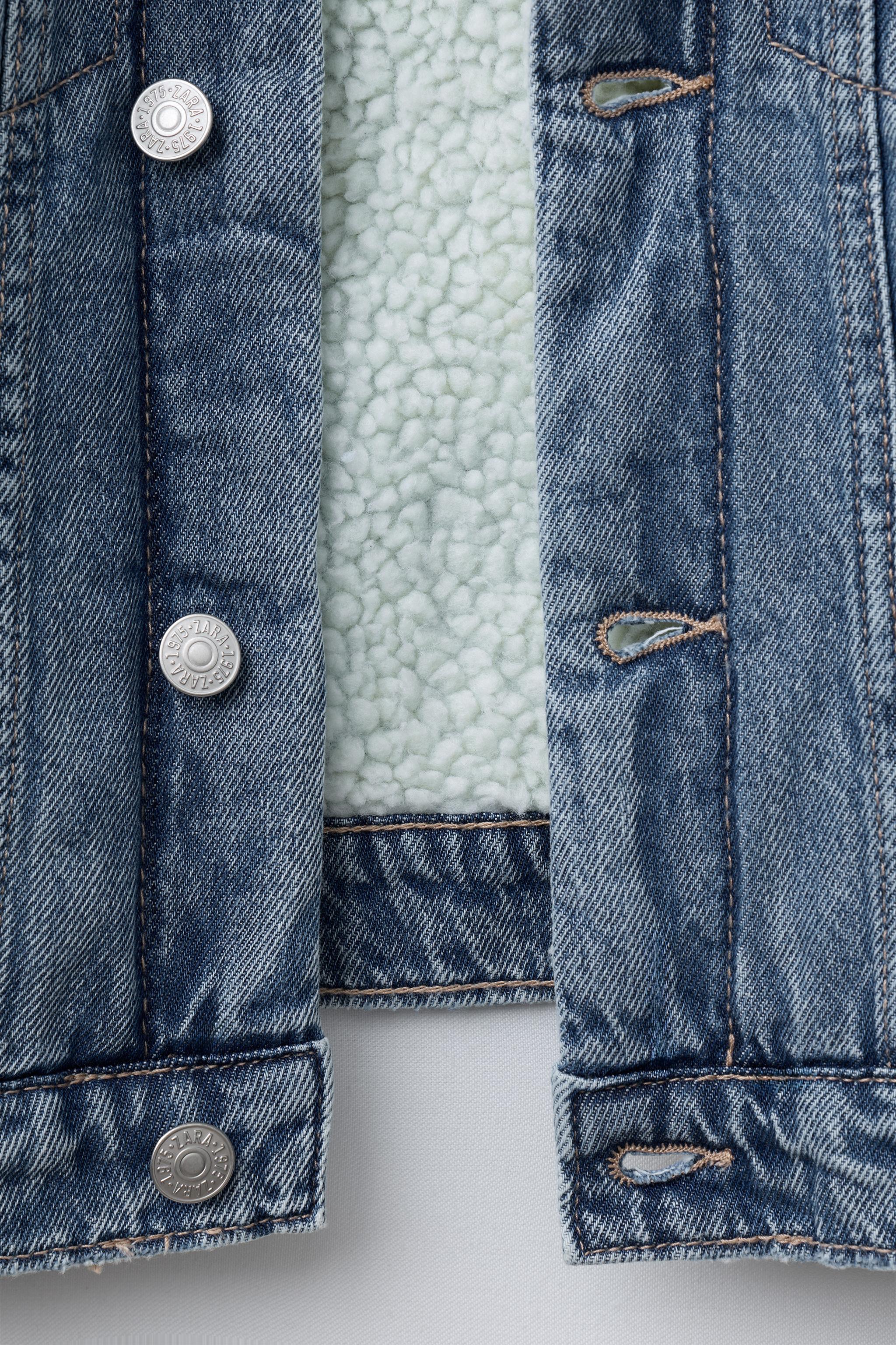 FLEECE DENIM JACKET