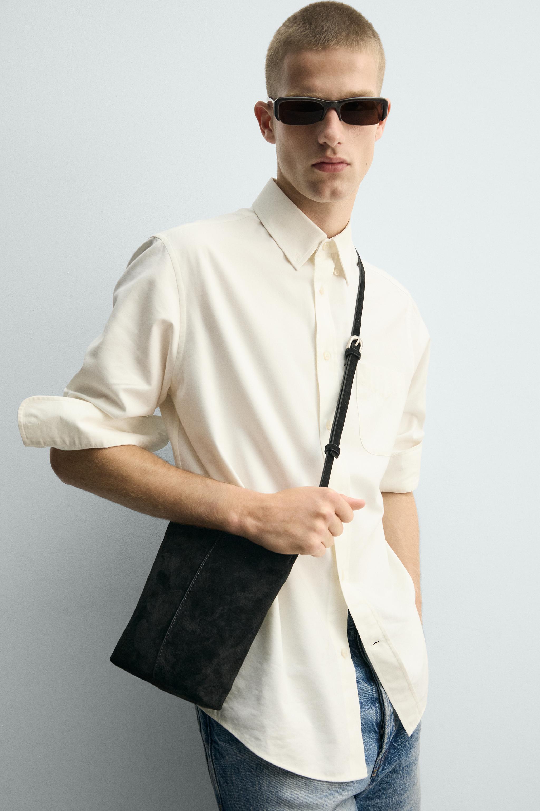 LEATHER CROSSBODY BAG