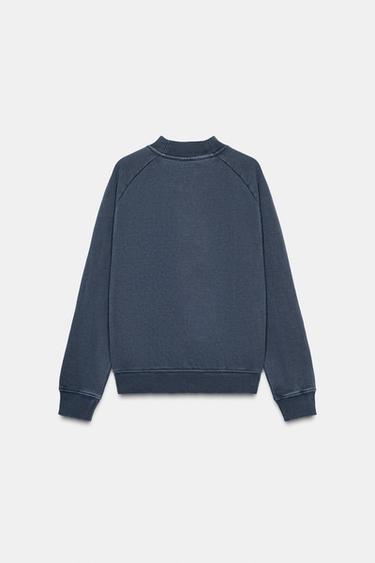 FADED SWEATSHIRT - Indigo by Zara - Image 4