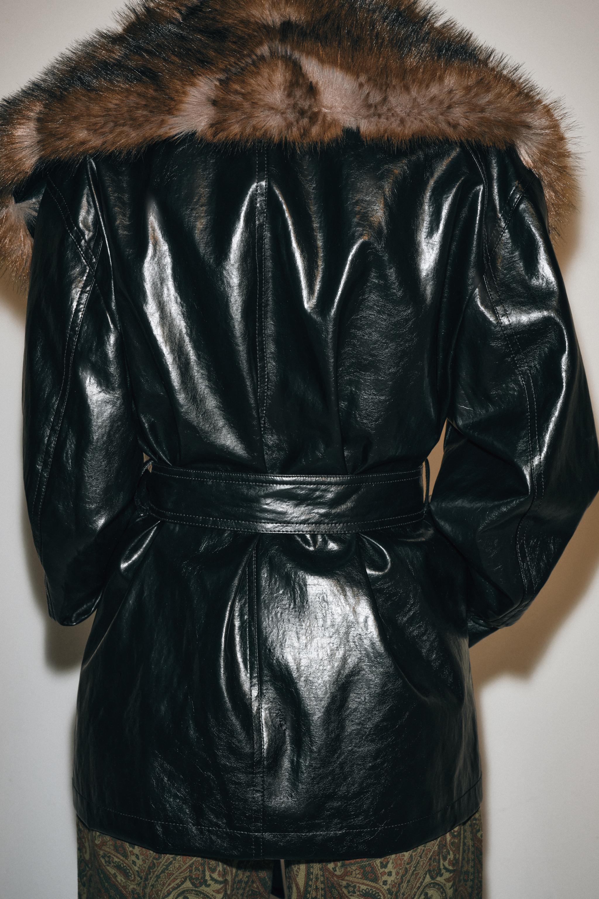 TRENCH MATIÈRE SYNTHÉTIQUE ZW COLLECTION