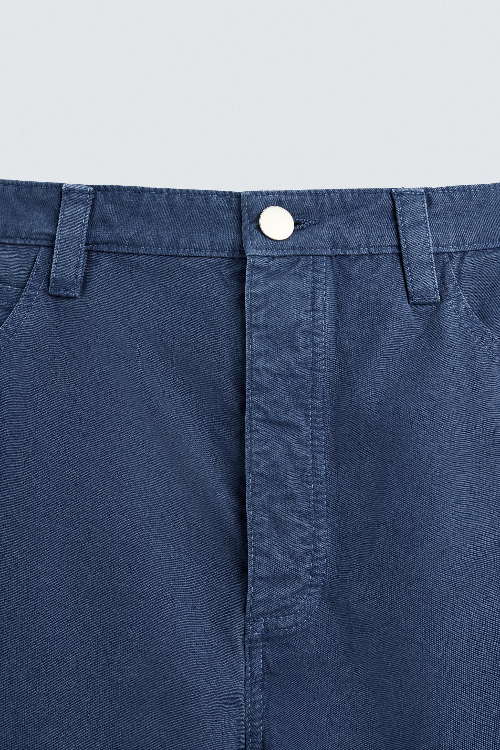 PANTALON STRAIGHT FIT DÉLAVÉ