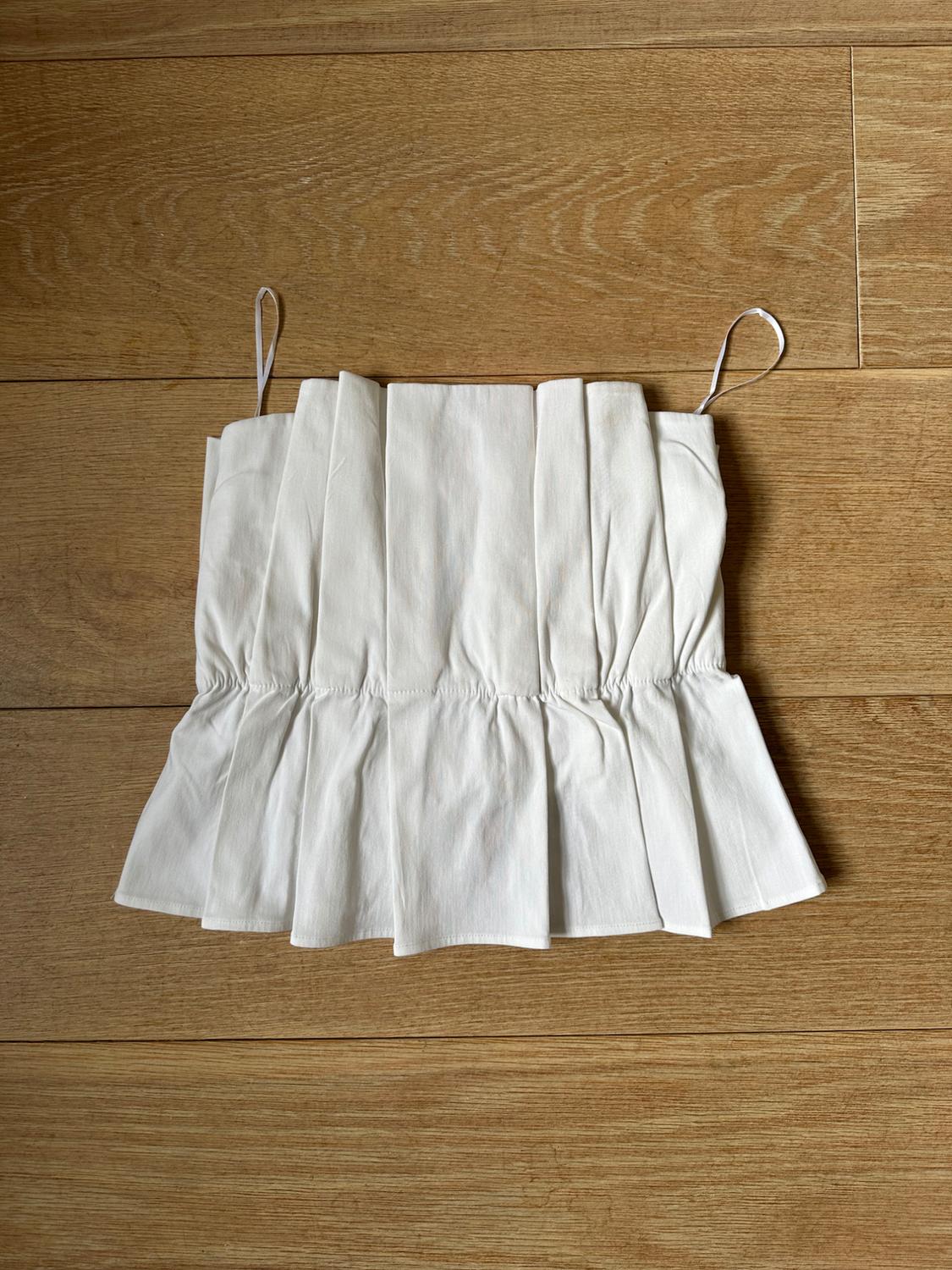 PLEATED CROP TOP