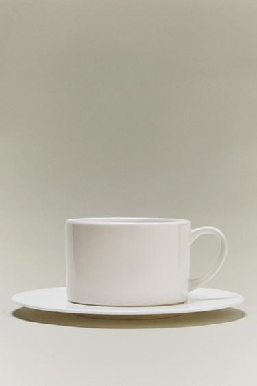 BONE CHINA TEACUP - White by Zara - Image 5