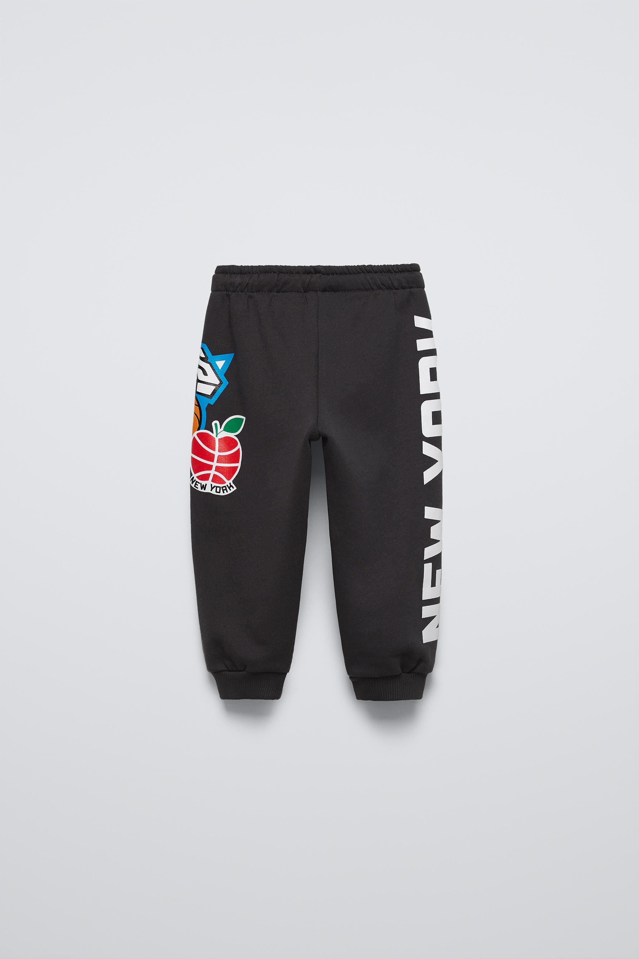 NEW YORK KNICKS NBA JOGGERS Black ZARA UAE Dubai Sharjah Ajman UAQ Fujairah