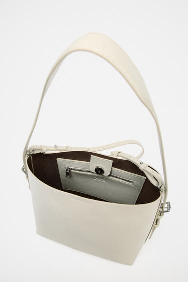 MINI BUCKET BAG - Ecru by Zara - Image 3