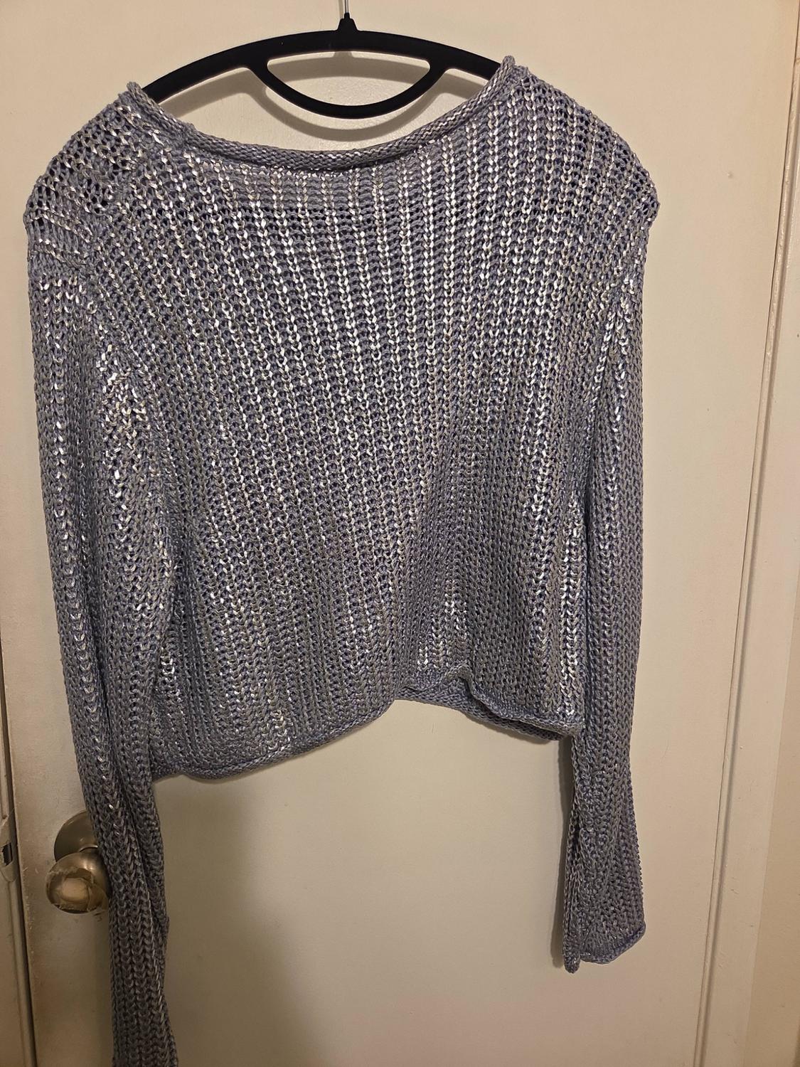 METALLIC THREAD KINIT SWEATER - Image 2