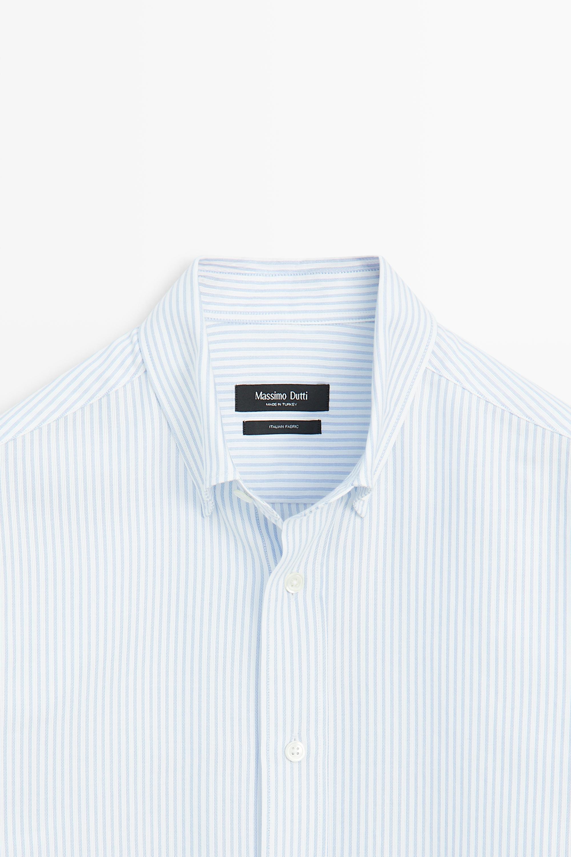 Chemise oxford regular fit à rayures