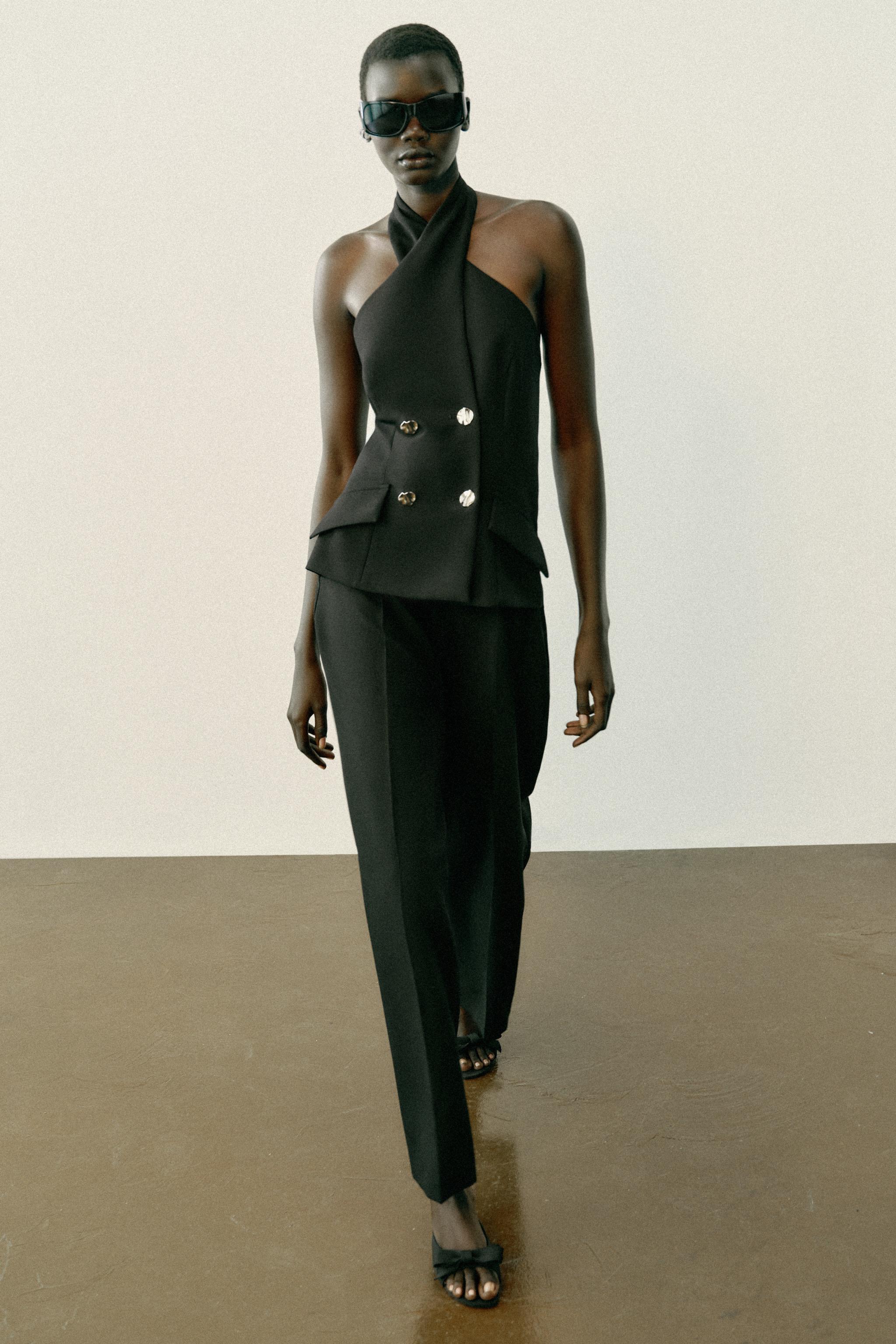 CRISSCROSS HALTER JUMPSUIT