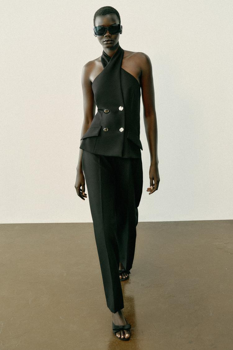 Enterizo con halter cruzado 2