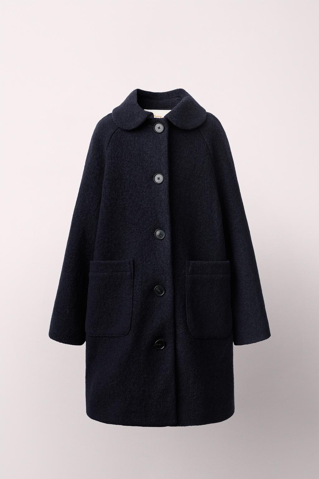LONG 100% WOOL COAT CREATED BY CARAMEL LONDON X ZARA