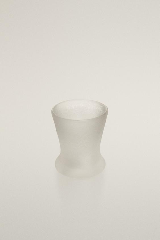 GLASS TEALIGHT HOLDER - أبيض الخاص بـ Zara - صورة 0