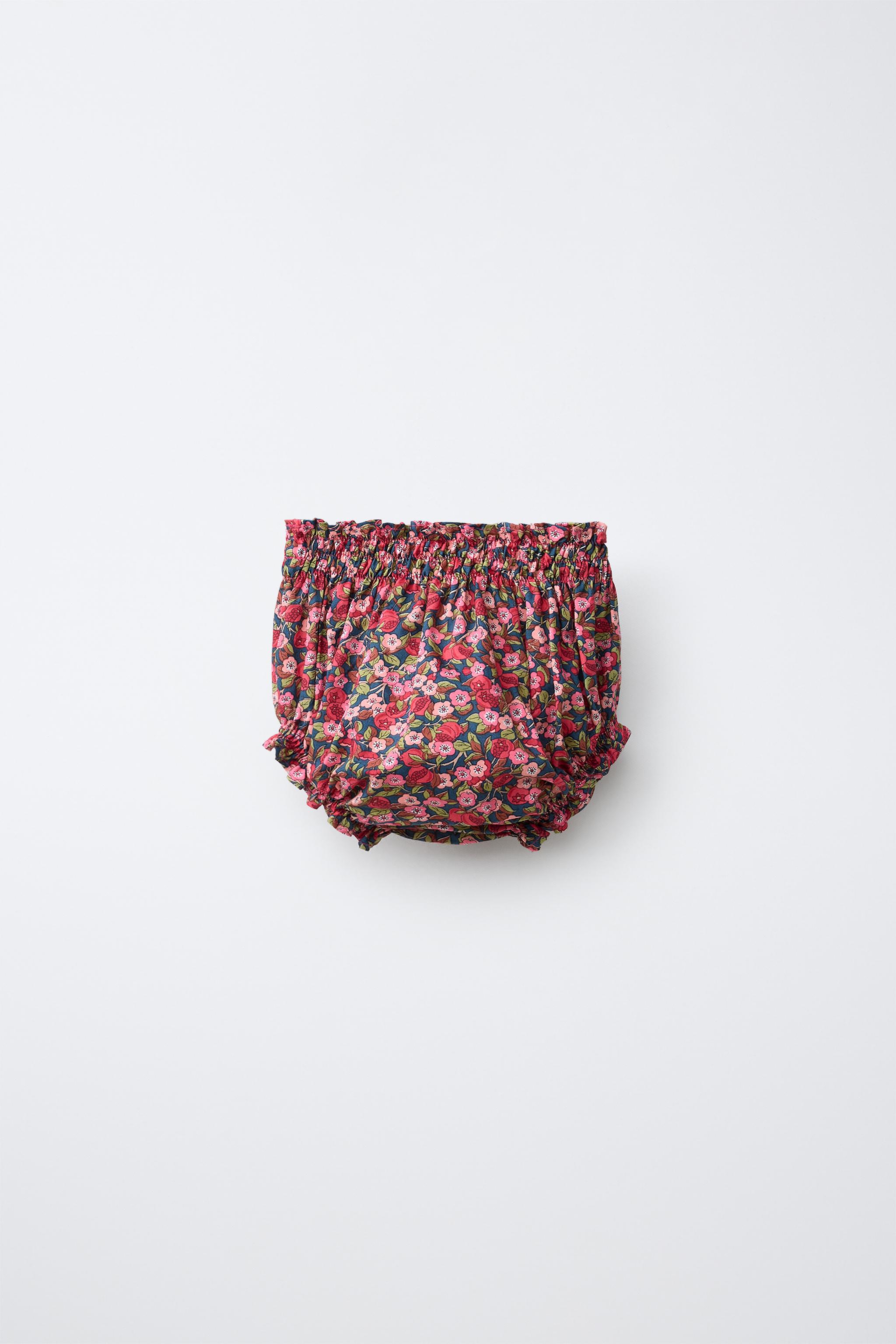 FLORAL PRINT UNDERWEAR MADE WITH LIBERTY FABRIC — Pink