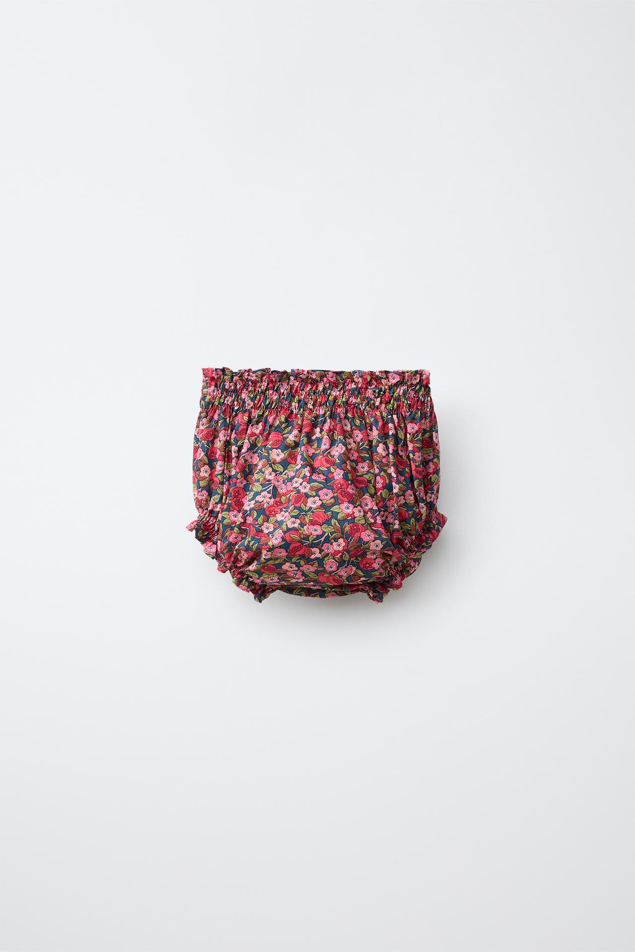 FLORAL PRINT UNDERWEAR MADE WITH LIBERTY FABRIC — Pink