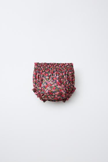 FLORAL PRINT UNDERWEAR MADE WITH LIBERTY FABRIC — Pink 2