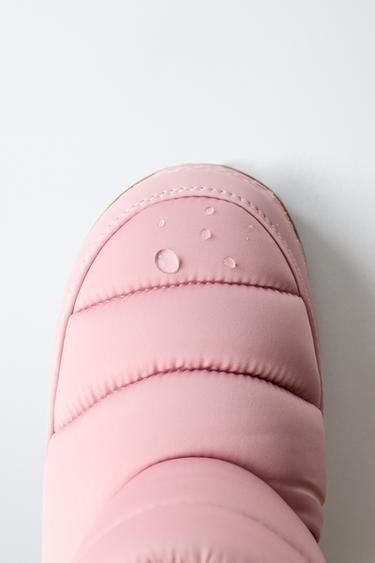 BOTTINES MÉTALLISÉES WATER REPELLENT - Rose de Zara - Image 7
