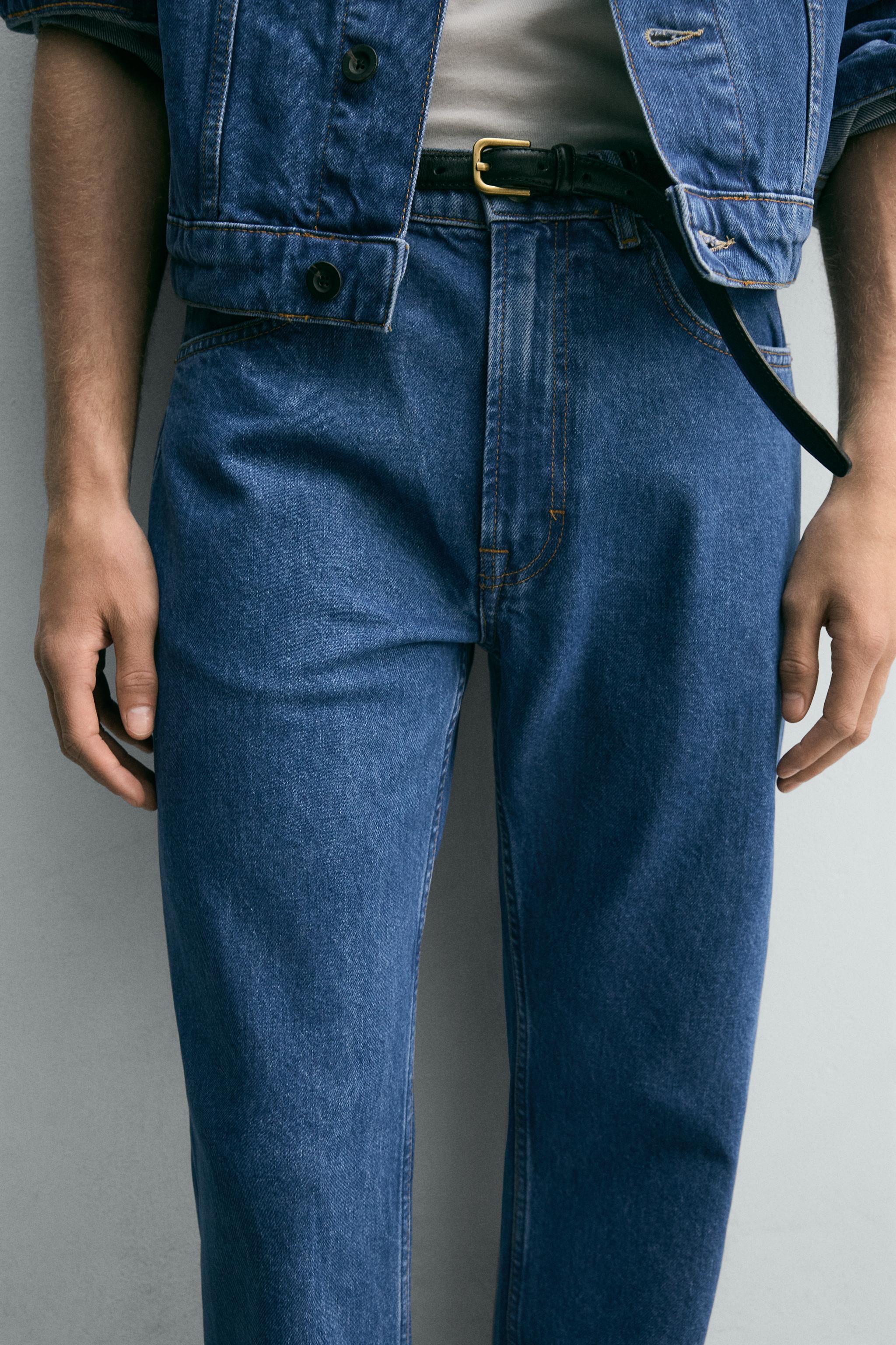 STRAIGHT ANKLE FIT JEANS