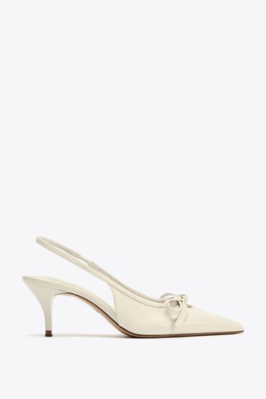 ZAPATO DESTALONADO LAZO - Blanco de Zara