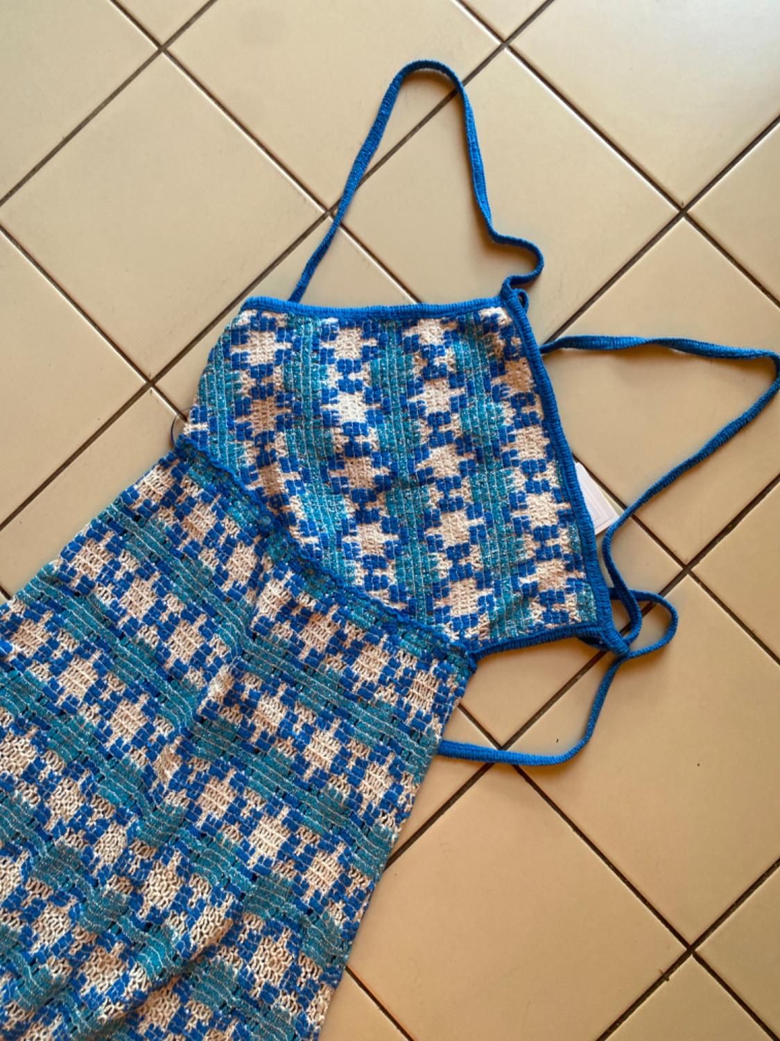 KNIT HALTER DRESS - Image 2
