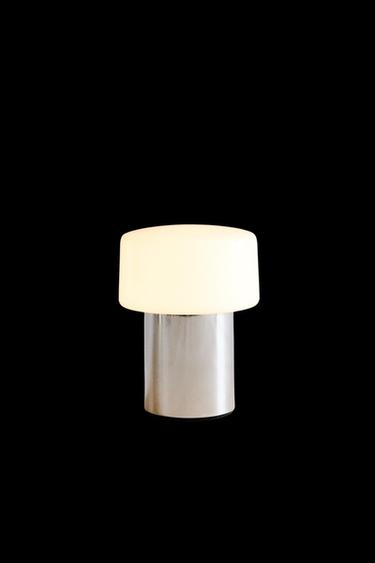TISCHLAMPE GLAS  METALL - Silber von Zara