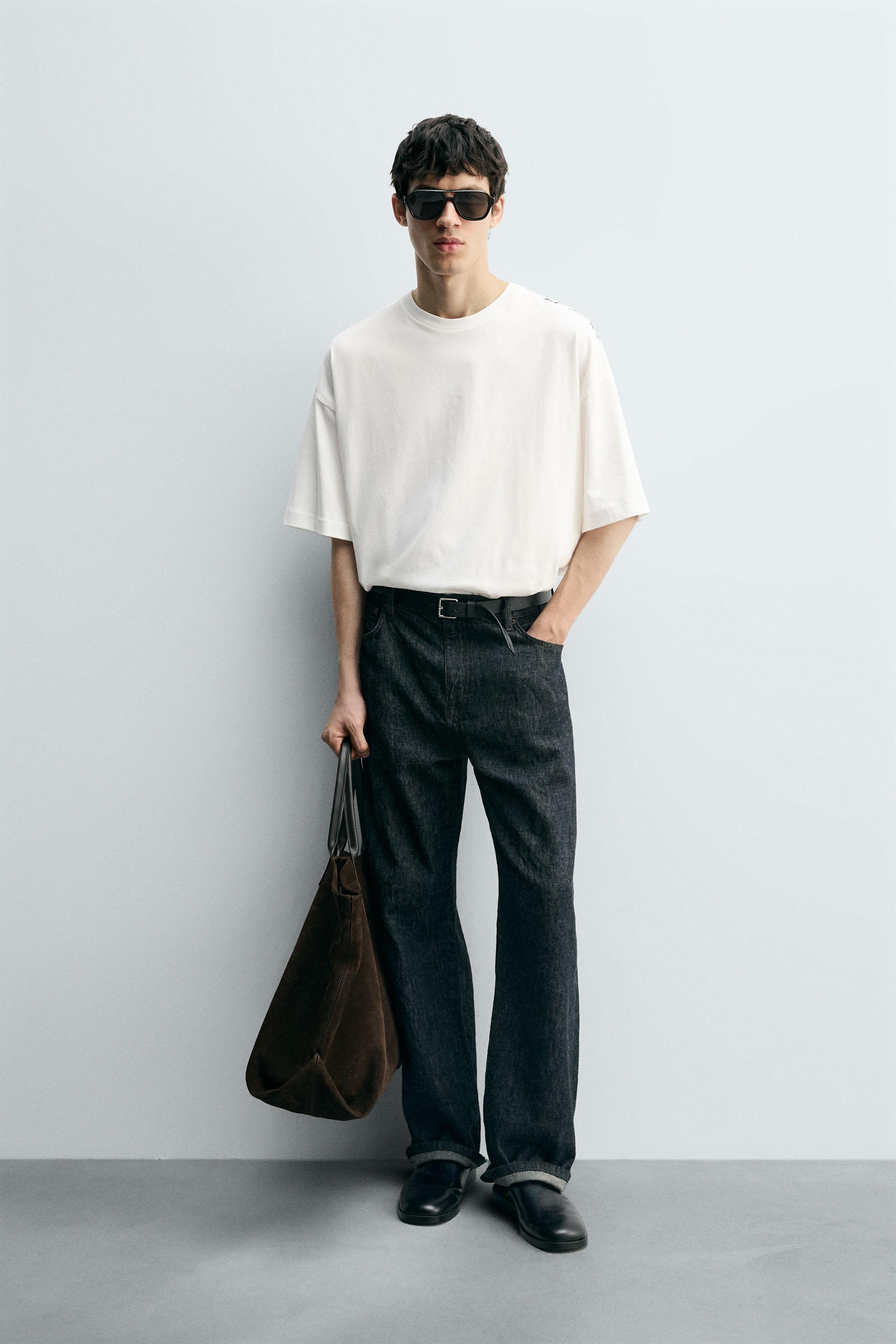 ABSTRACT PRINT T-SHIRT - White | ZARA Canada